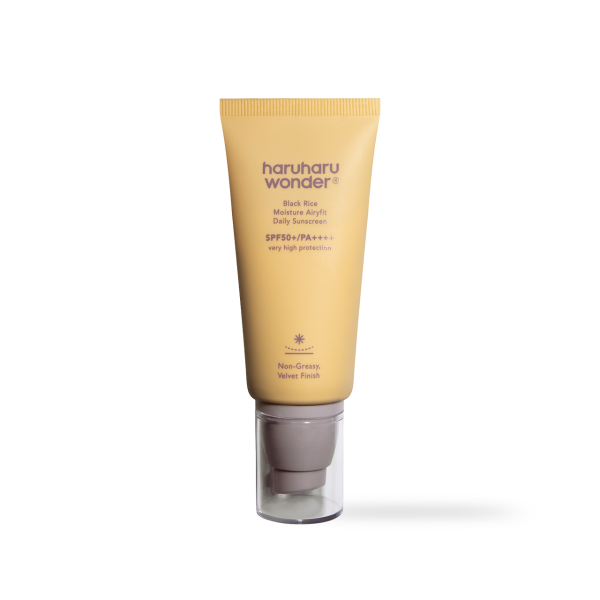 [haruharuwonder] Black Rice Moisture Airyfit Daily Sunscreen Unscented SPF50+ 50ml