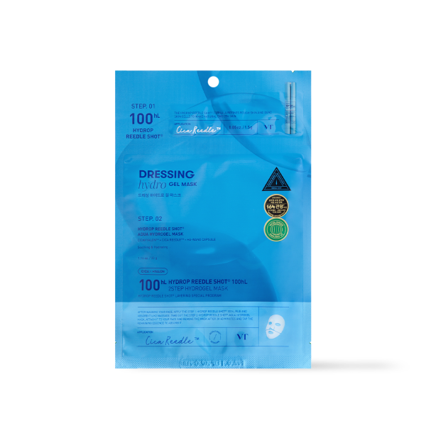 [VT Cosmetics] HYDROP Reedle Shot 100hl 2STEP Hydrogel Mask 1ea