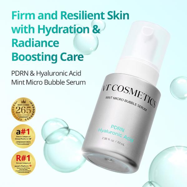 [VT Cosmetics] PDRN Hyaluronic Acid Micro Bubble Serum 70ml